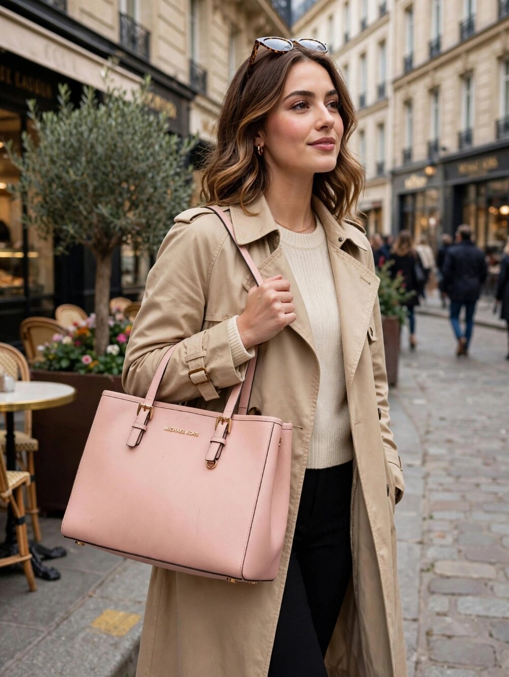 Michael Kors Blush Pink Saffiano Tote Bag